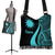 Nauru Boho Handbag - Turquoise Polynesian Tentacle Tribal Pattern - Polynesian Pride