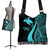 Papua New Guinea Boho Handbag - Turquoise Polynesian Tentacle Tribal Pattern - Polynesian Pride