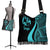 Tonga Boho Handbag - Turquoise Polynesian Tentacle Tribal Pattern - Polynesian Pride