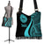 Tahiti Boho Handbag - Turquoise Polynesian Tentacle Tribal Pattern - Polynesian Pride