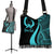 Pohnpei Custom Personalised Boho Handbag - Turquoise Polynesian Tentacle Tribal Pattern - Polynesian Pride