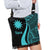 Nauru Boho Handbag - Turquoise Polynesian Tentacle Tribal Pattern - Polynesian Pride