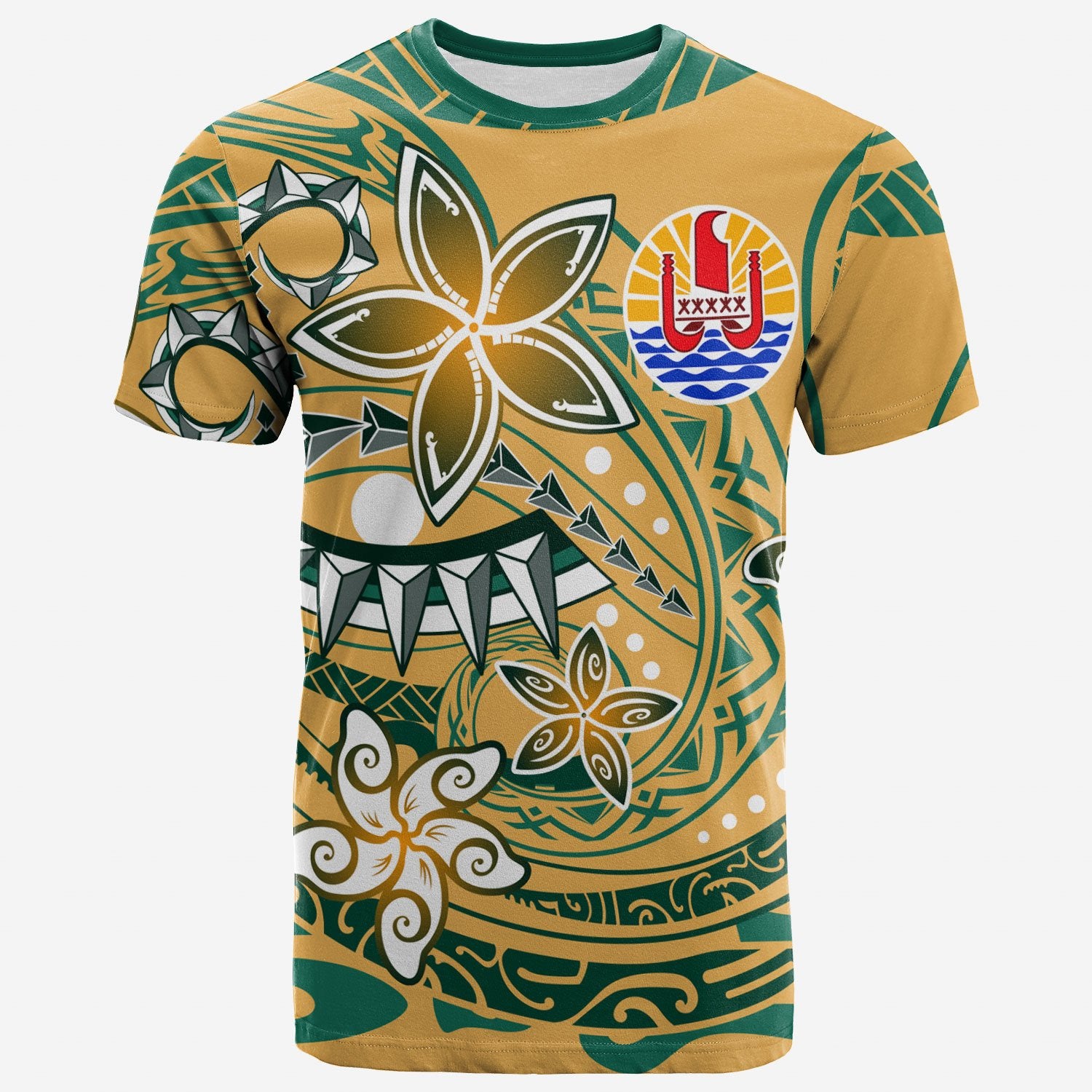 Tahiti T Shirt Spring Style Unisex Yellow - Polynesian Pride