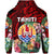 Tahiti Zip Hoodie French Polynesia Simple Vibes Red LT8 - Polynesian Pride