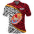 Tahiti Polynesian Rugby Polo Shirt Unisex Red - Polynesian Pride