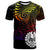 Tahiti T Shirt Pegasus Gradient Colorful Style Unisex Black - Polynesian Pride