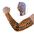 Tahiti Custom Personalised Arm Sleeve - Polynesian Style (Set of Two) Set of 2 Orange - Polynesian Pride