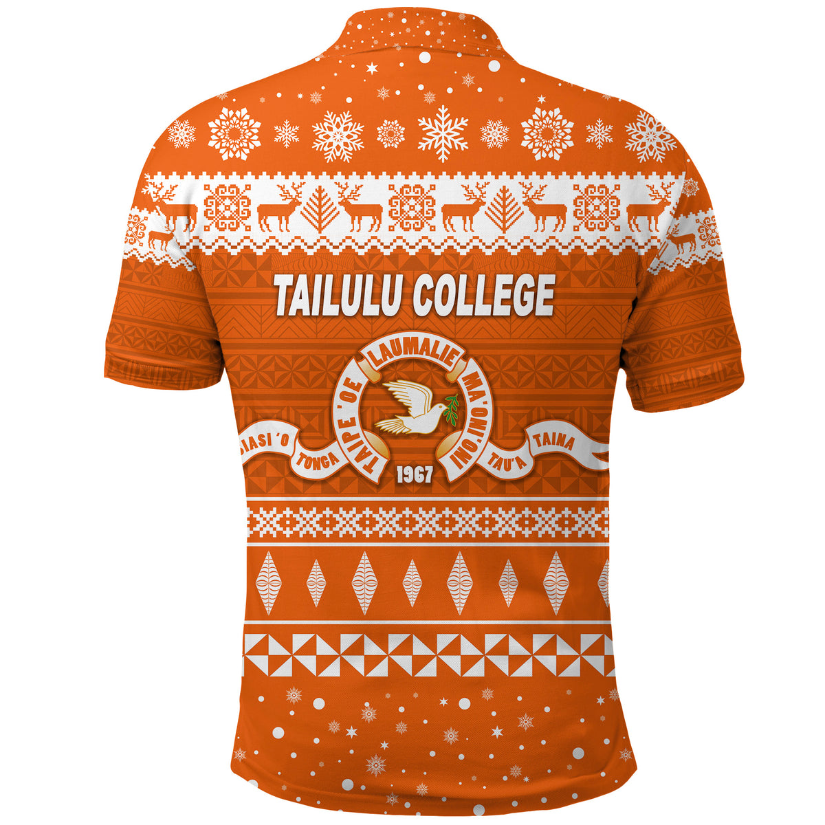 Tailulu College Christmas Polo Shirt Simple Style LT8 - Polynesian Pride