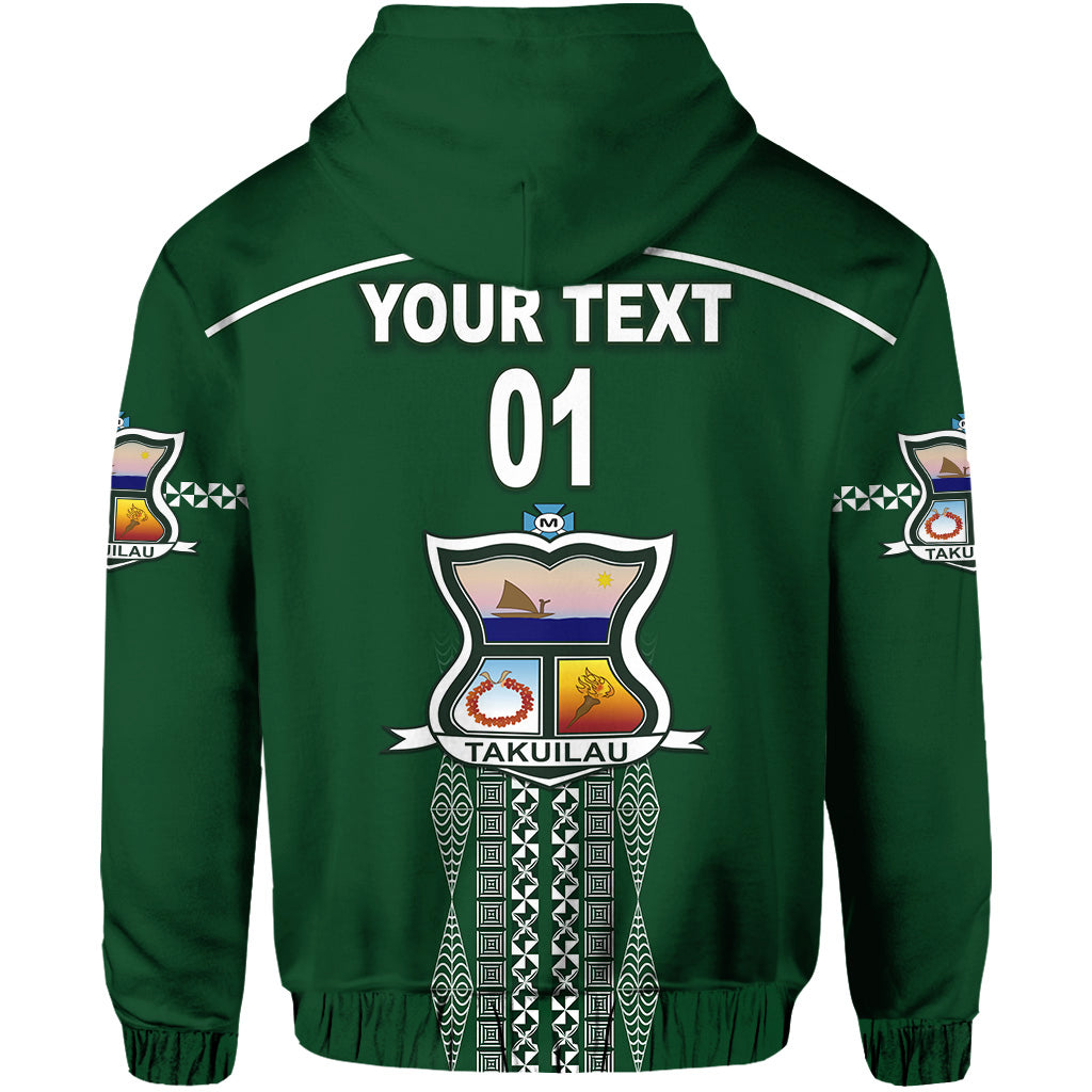 Custom Tonga Takuilau College Zip Hoodie Unique Style LT8 - Polynesian Pride