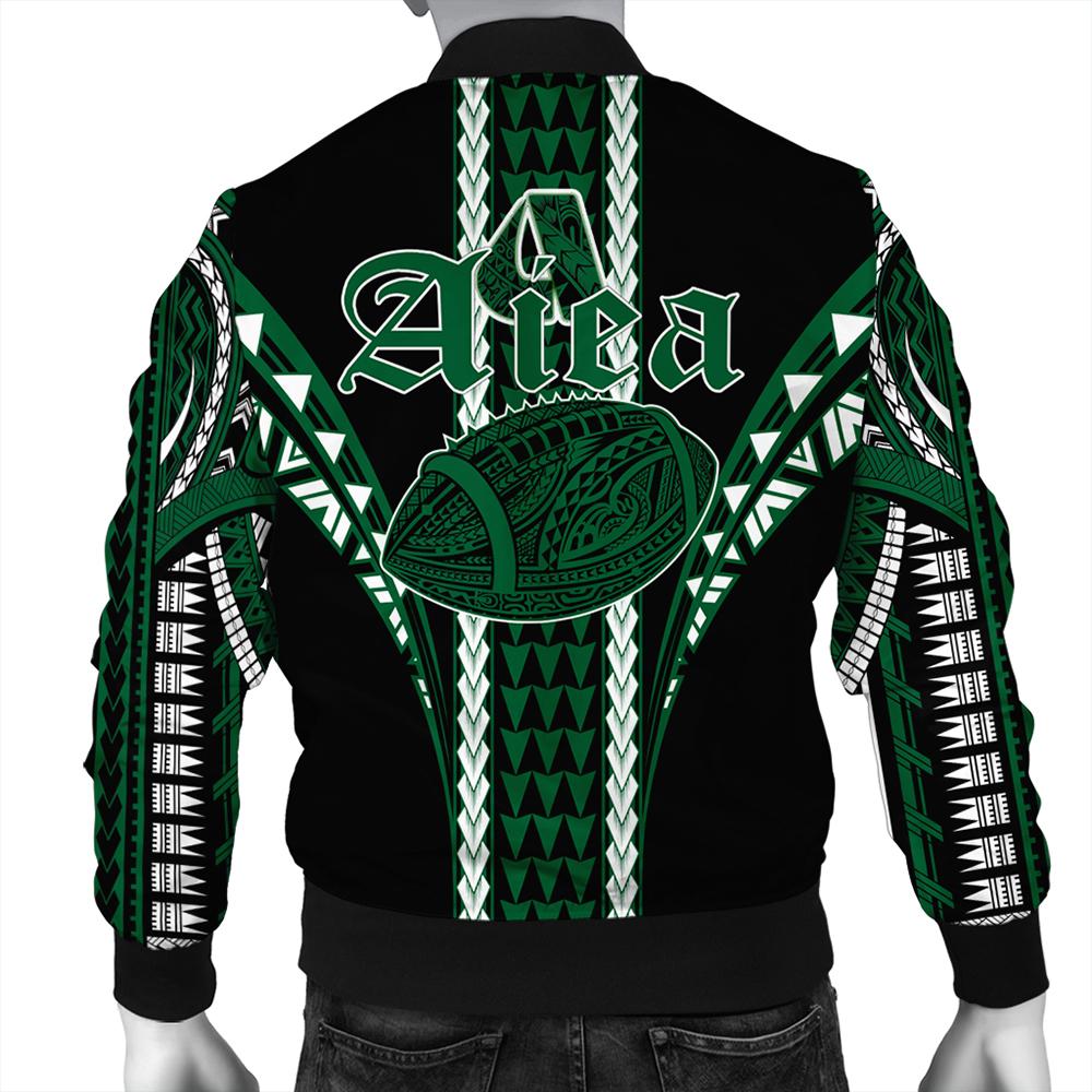 Hawaii Bomber Jacket - Aiea High Football Jersey Bomber Jacket - AH - Polynesian Pride