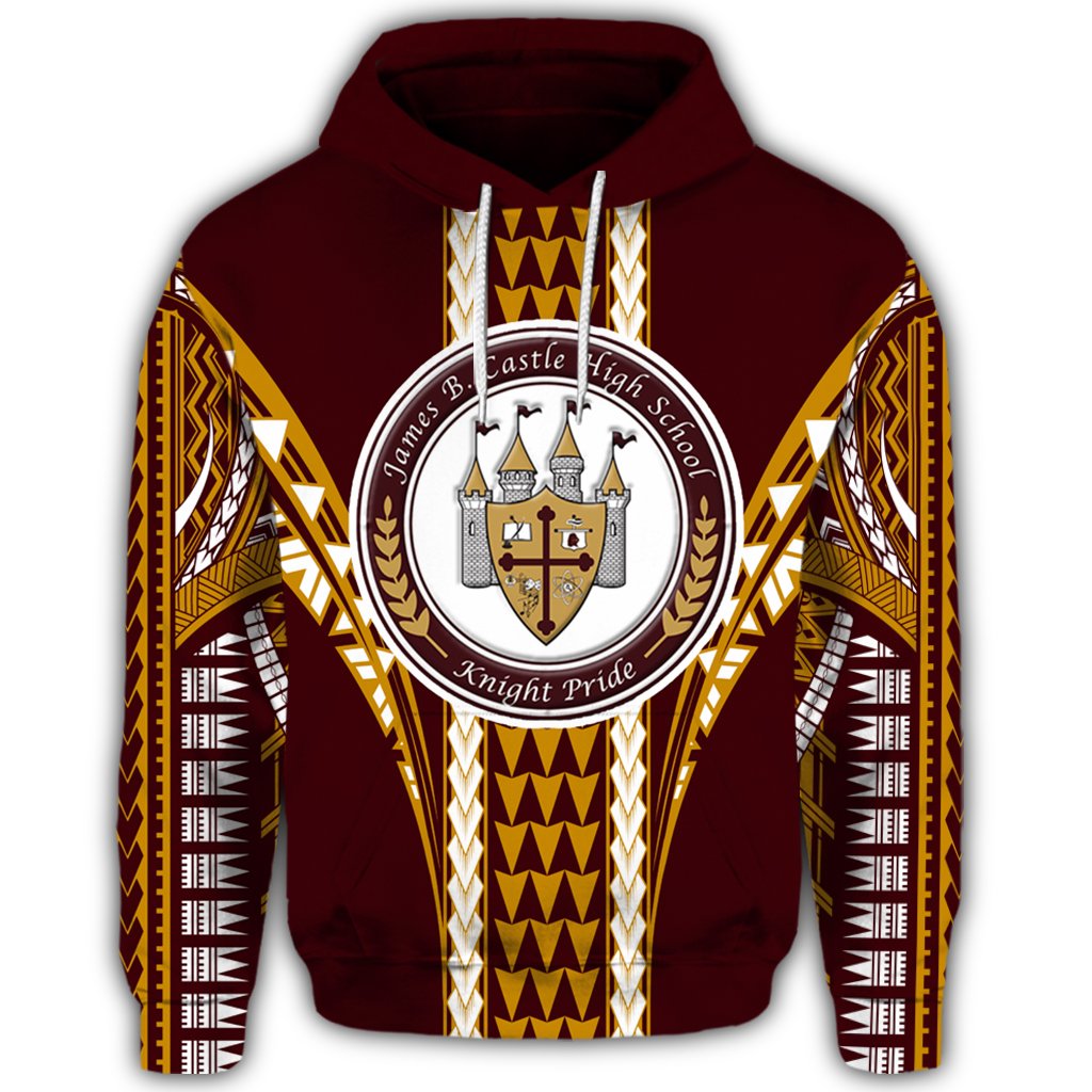 Hawaii Hoodie Castle High Football Jersey Hoodie - Polynesian Pride