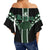 Hawaii - Kapaa High Football Jersey Off Shoulder Waist Wrap Top - AH - Polynesian Pride