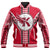 Hawaii Baseball Jacket - Kauai High Baseball Jacket - AH Unisex Red - Polynesian Pride