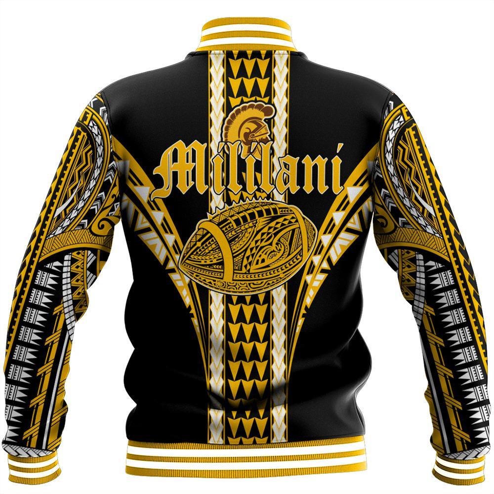 Hawaii Baseball Jacket - Mililani High Baseball Jacket - AH - Polynesian Pride