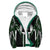 Hawaii - Molokai High Football Jersey Sherpa Hoodie - AH Green - Polynesian Pride