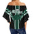 Hawaii - Molokai High Football Jersey Off Shoulder Waist Wrap Top - AH - Polynesian Pride