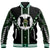 Hawaii Baseball Jacket - Molokai High Baseball Jacket - AH Unisex Green - Polynesian Pride