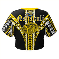 Hawaii - Nanakuli High Football Jersey Crop Top T - Shirt - AH - Polynesian Pride