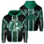 Hawaii Hoodie Pahoa High Football Jersey Hoodie Zip Unisex Green - Polynesian Pride