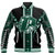 Hawaii Baseball Jacket - Pahoa High Baseball Jacket - AH Unisex Green - Polynesian Pride