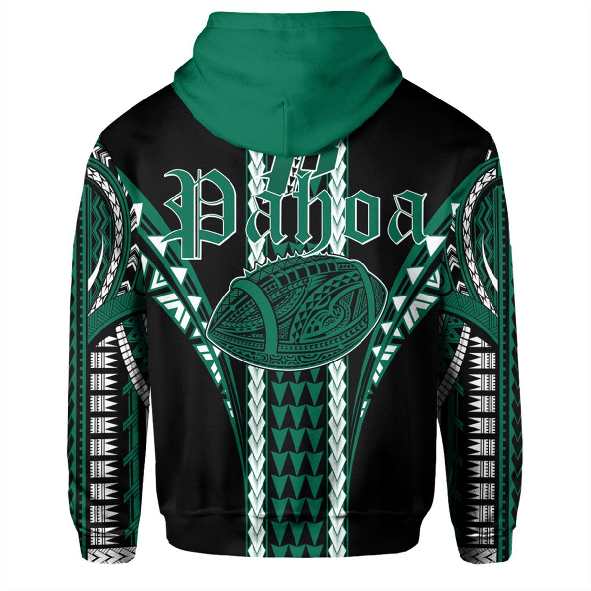 Hawaii Hoodie Pahoa High Football Jersey Hoodie - Polynesian Pride
