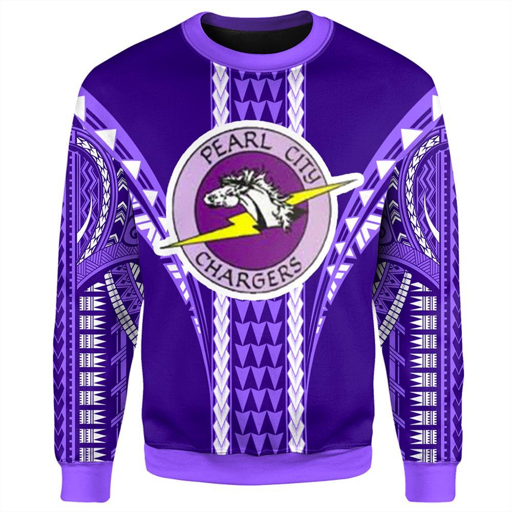 Hawaii - Pearl City High Football Jersey Sweatshirt - AH - Polynesian Pride