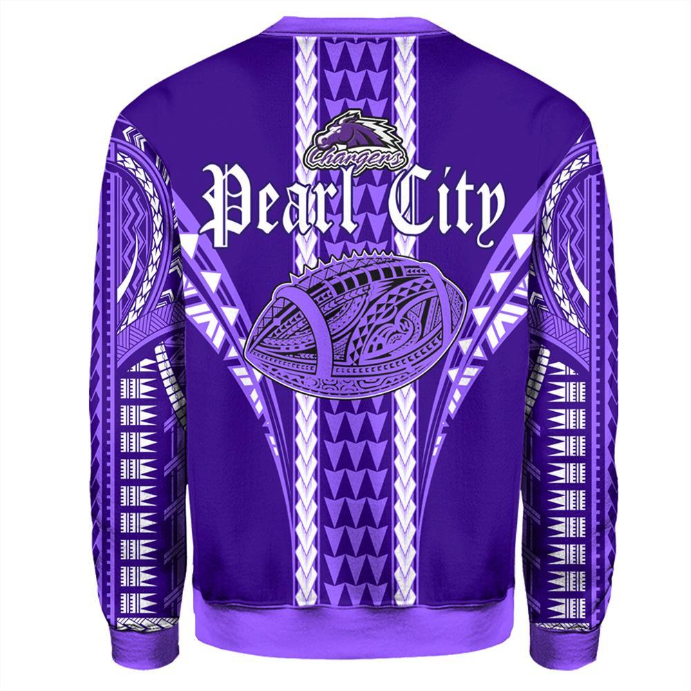 Hawaii - Pearl City High Football Jersey Sweatshirt - AH - Polynesian Pride