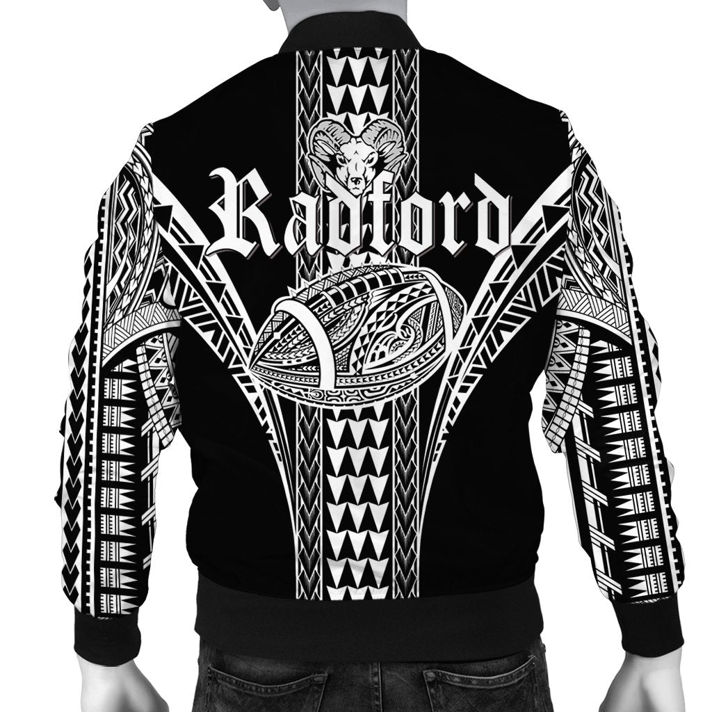 Hawaii Bomber Jacket - Radford High Football Jersey Bomber Jacket - AH - Polynesian Pride