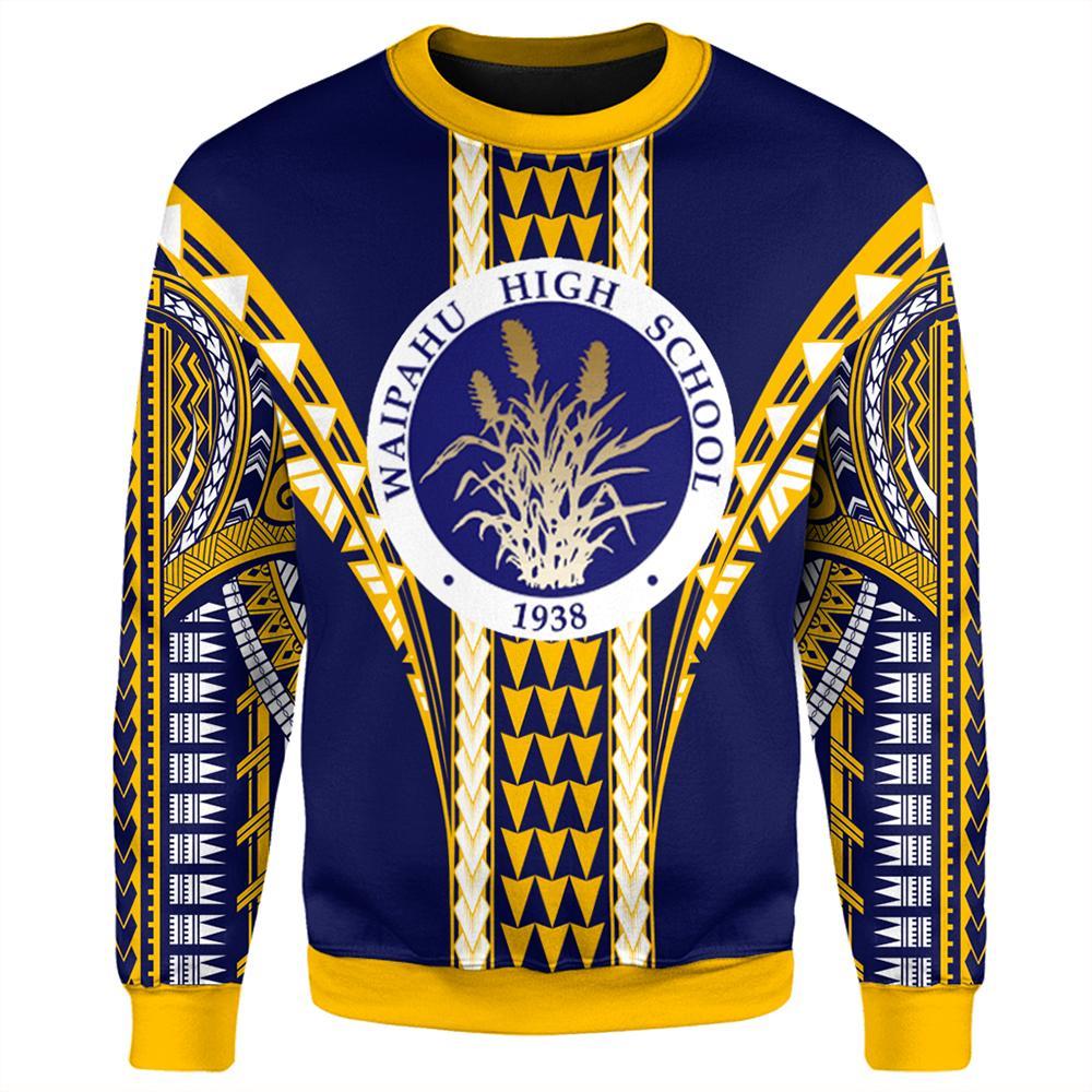 Hawaii - Waipahu High Football Jersey Sweatshirt - AH - Polynesian Pride