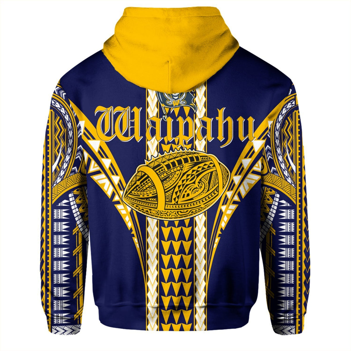 Hawaii Hoodie Waipahu High Football Jersey Hoodie - Polynesian Pride
