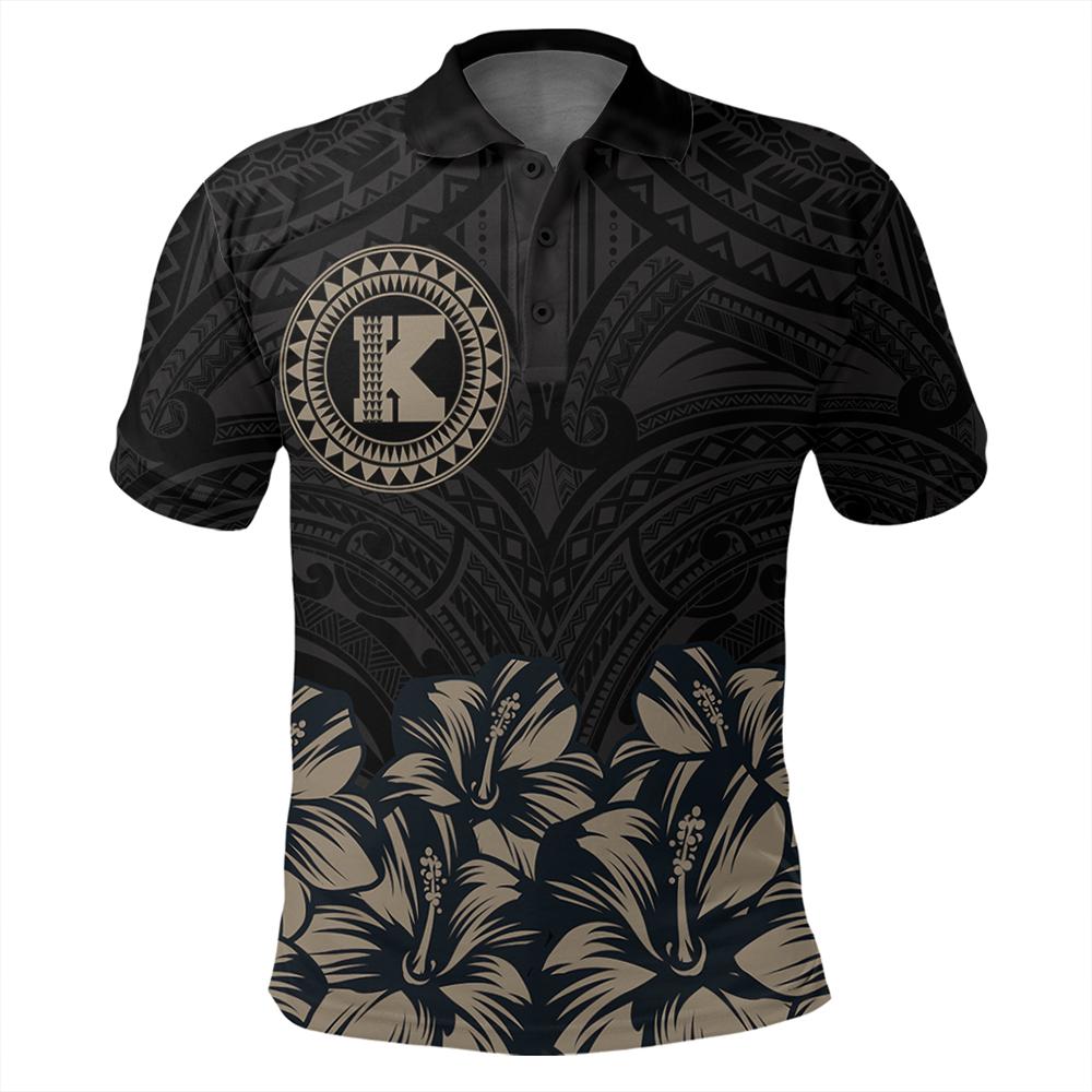 Kahoolawe Map Hibiscus Polynesian Polo Shirt Lithe Style - Polynesian Pride