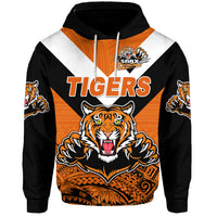 Papua New Guinea Lae Snax Tigers Hoodie Rugby Simple Style Black LT8 - Polynesian Pride