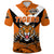 Custom Papua New Guinea Lae Snax Tigers Polo Shirt Rugby Simple Style Orange LT8 - Polynesian Pride