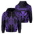Polynesian Turtle Kanaka Maoli Hawaii Zip Hoodie Purple Unisex Purple - Polynesian Pride