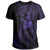 Hawaii King Polynesian T Shirt Durk Style Purple - Polynesian Pride