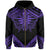 Hawaii Shark Polynesian Kanaka Purple Hoodie (Zip up) Candy Style - Polynesian Pride