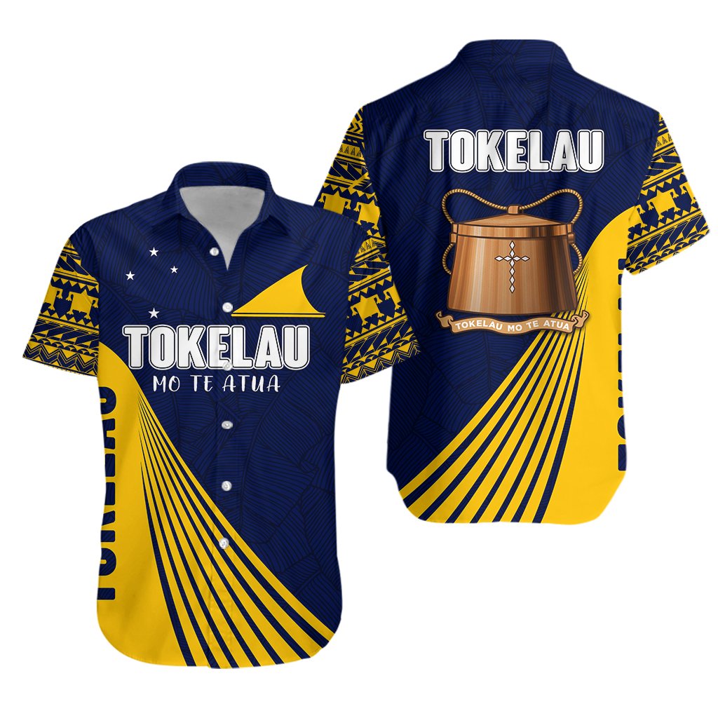 Tokelau Hawaiian Shirt Unisex Blue - Polynesian Pride