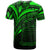 Tokelau T Shirt Green Color Cross Style - Polynesian Pride