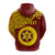 Custom Tonga High School Zip Hoodie Maroon and Gold LT4 - Polynesian Pride