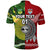 Custom Tonga Australia Rugby Polo Shirt Mate Maa Ngatu and Aboriginal Kangaroos Together LT8 - Polynesian Pride