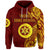 Custom Tonga High School Hoodie Simple Vibes Maroon, Custom Text and Number LT8 - Polynesian Pride