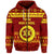 Custom Tonga High School Christmas Zip Hoodie Simple Style LT8 - Polynesian Pride