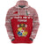 Custom Kolisi Tonga Hoodie Mate Maa Tonga Simple Version Coat of Arms, Custom Text and Number - Polynesian Pride