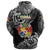 Custom Mate Maa Tonga Rugby Zip Hoodie Polynesian Unique Vibes Black - Polynesian Pride