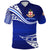 Kolisi Tonga Polo Shirt Mate Maa Tonga Unique Version Blue - Polynesian Pride