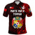 Custom Tonga Coat Of Arms Polo Shirt Simple Vibes Red, Custom Text and Number LT8 - Polynesian Pride