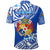 Custom Mate Maa Tonga Rugby Polo Shirt Polynesian Unique Vibes Blue - Polynesian Pride