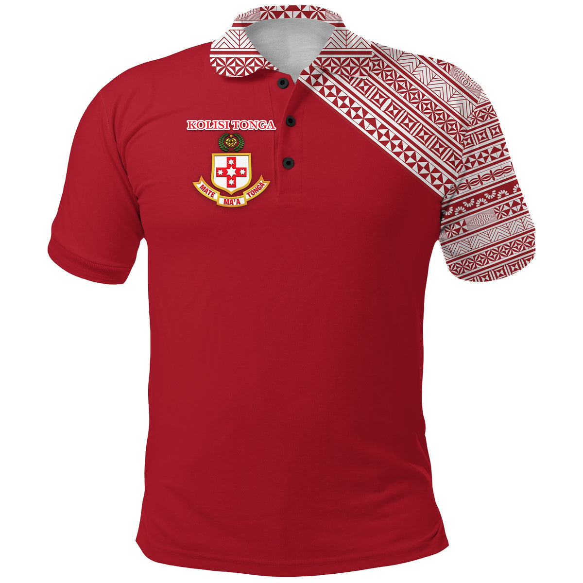 Kolisi Tonga Polo Shirt Mate Maa Tonga Rugby Original NO.1 - Polynesian Pride
