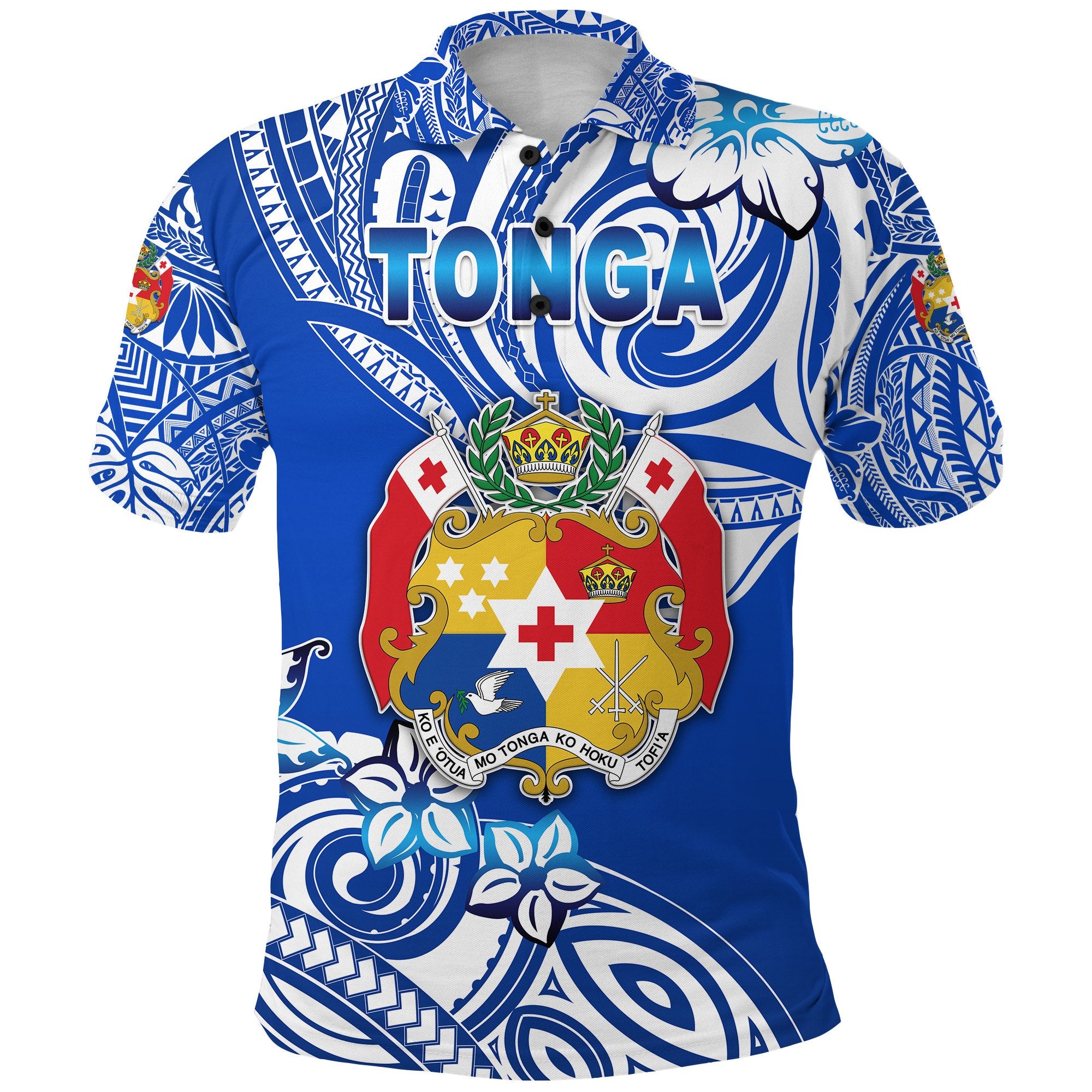 Mate Maa Tonga Rugby Polo Shirt Polynesian Unique Vibes Blue Unisex Blue - Polynesian Pride