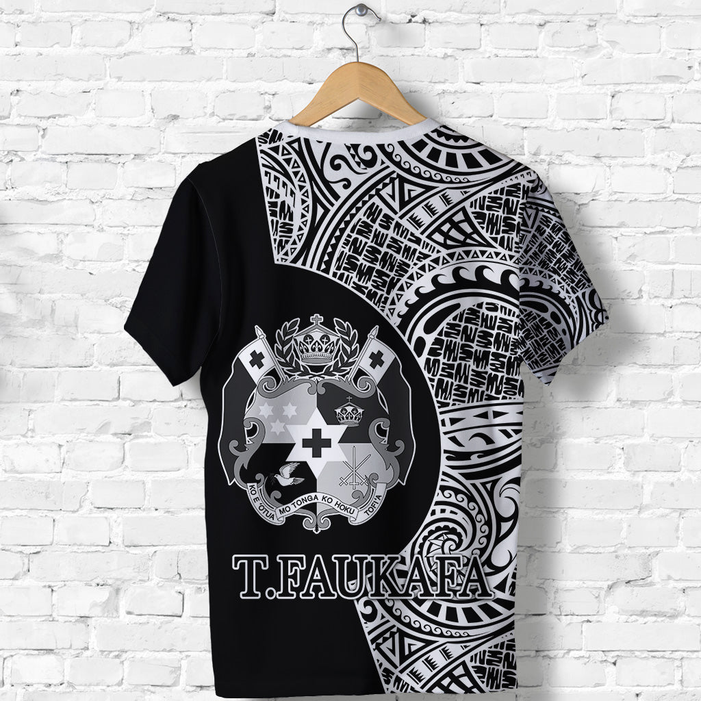 Tonga Coat of Arms T Shirt Fish Hook Faukafa LT8 - Polynesian Pride